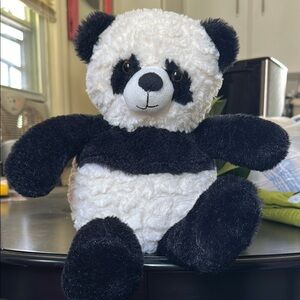Adorable Black and White Panda Plush w/Microwavable Warming Pack